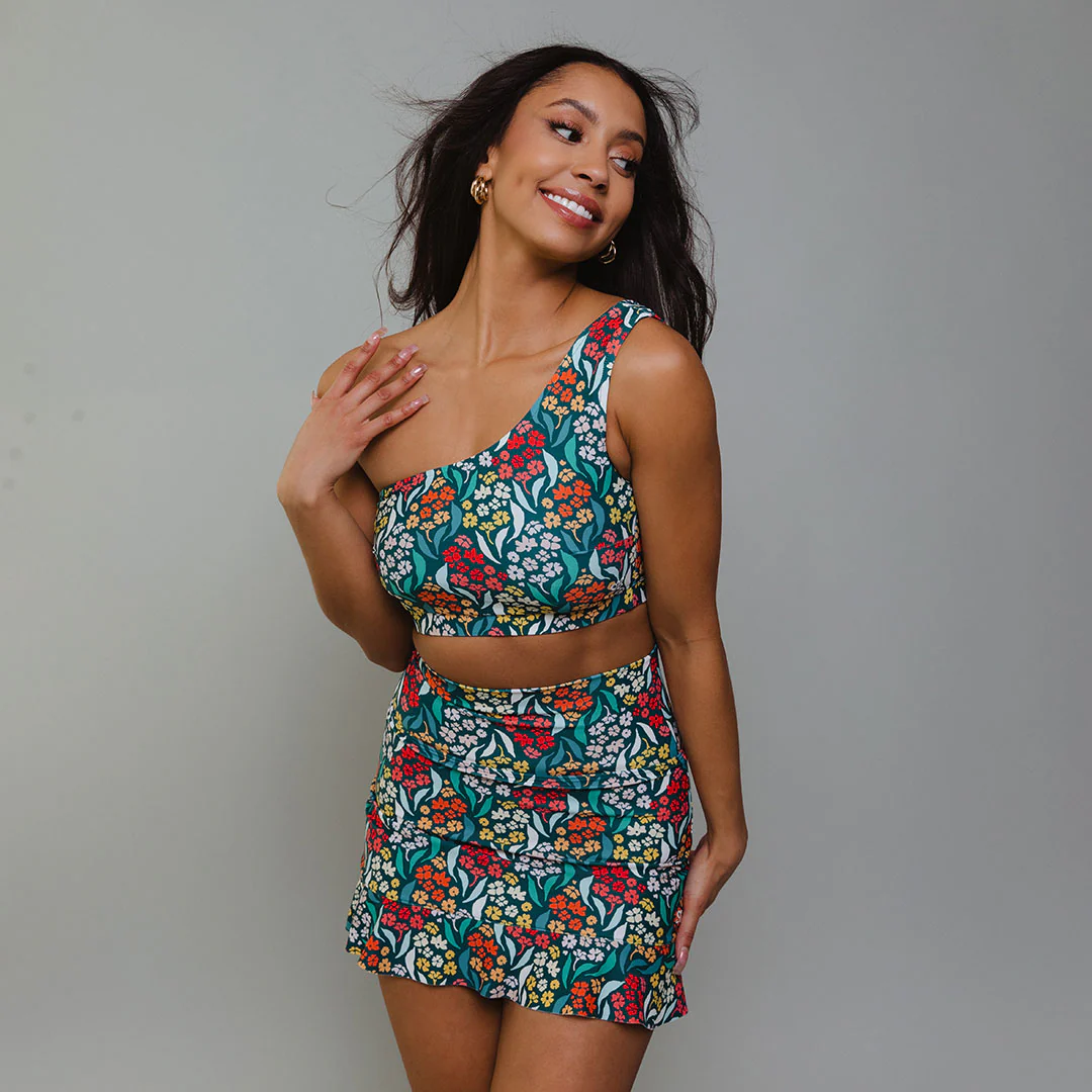 Costa Floral Icon Swim Crop - Image 4