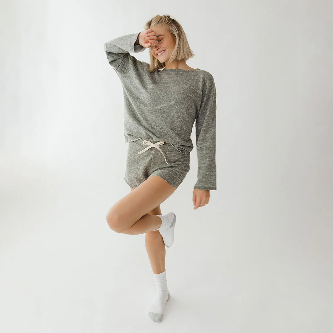 Cottage Pullover, Heather Grey - Image 6