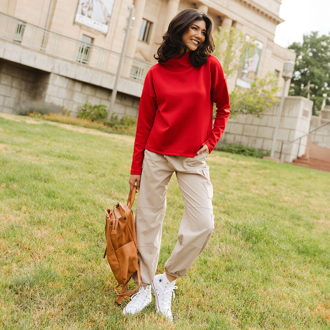 Crimson Cardiff Pullover - Image 2