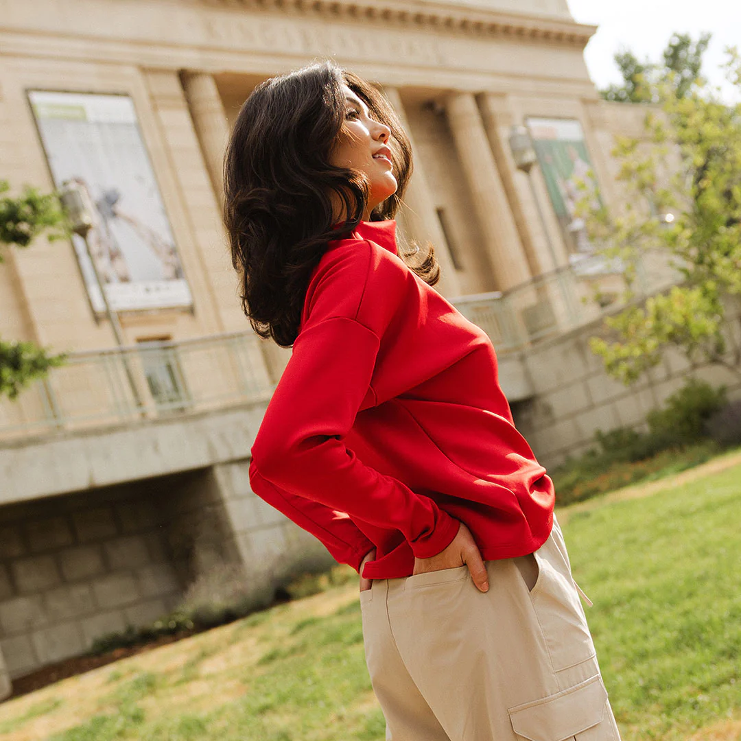 Crimson Cardiff Pullover - Image 4