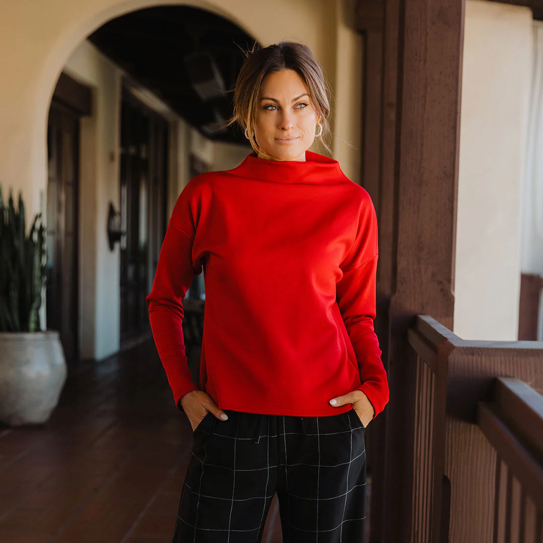 Crimson Cardiff Pullover - Image 5