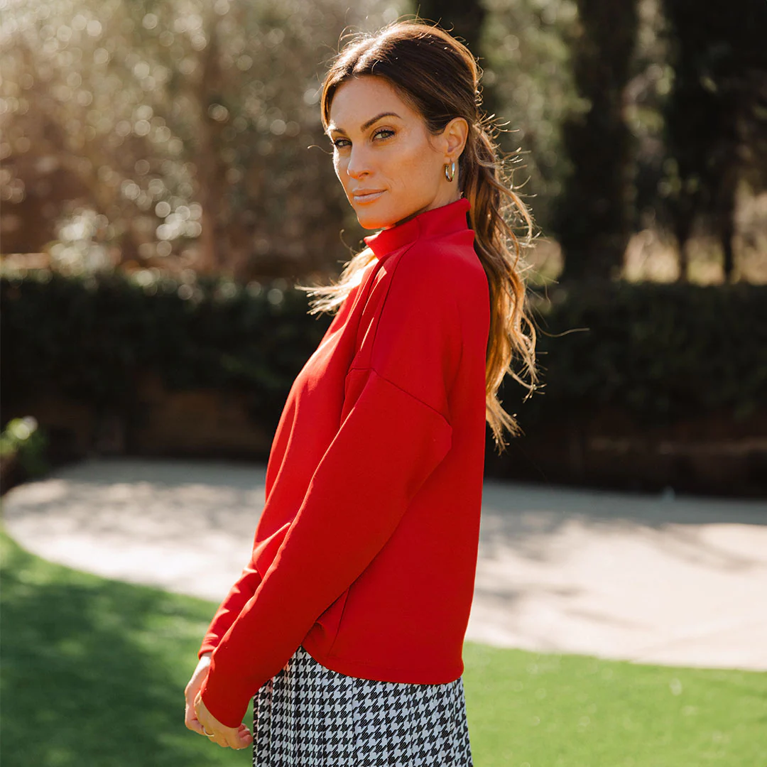 Crimson Cardiff Pullover - Image 7