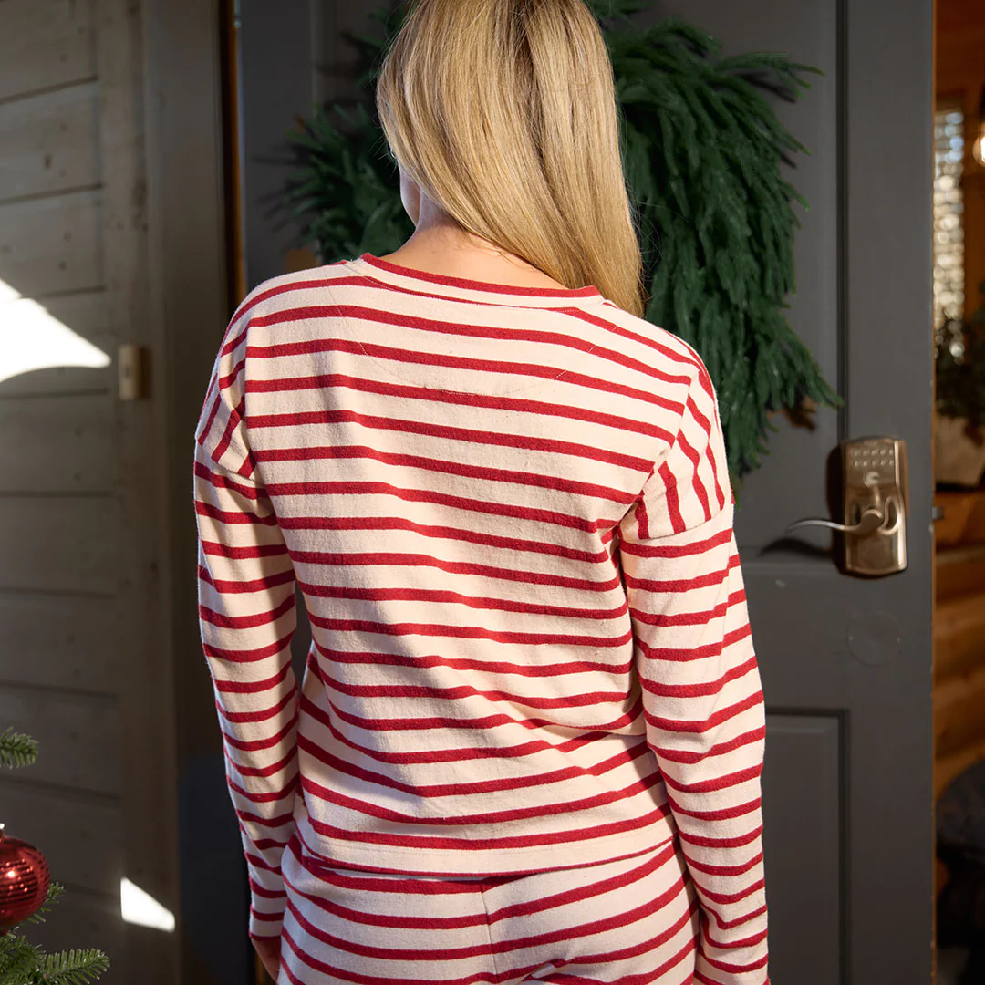 Crimson Striped Sweater - Image 11