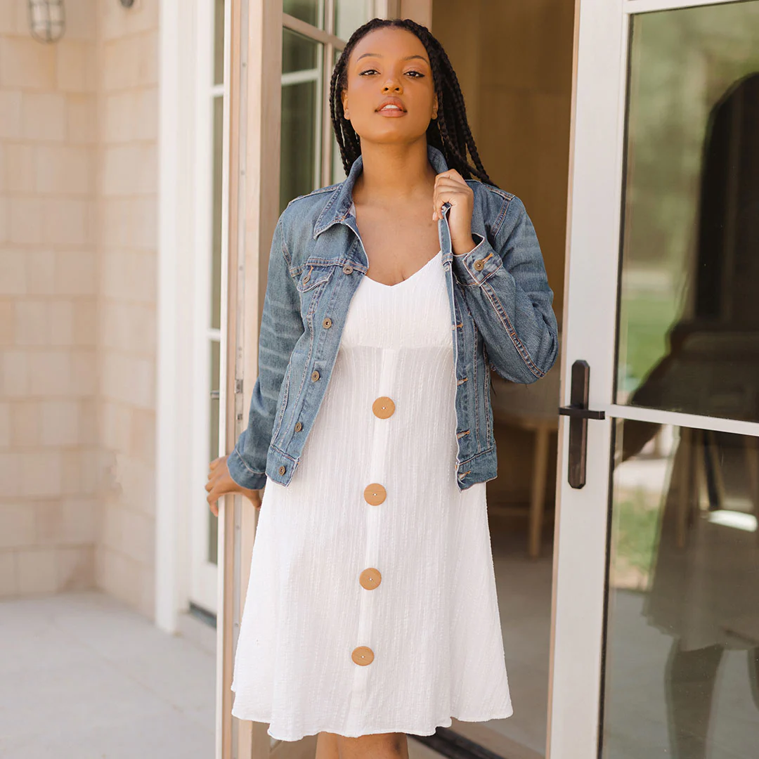 Daisy Coverup, White - Image 5