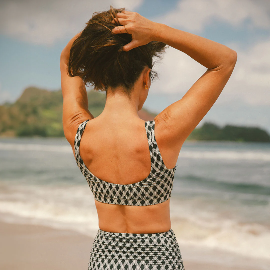 Deep V Bikini Top, Kona - Image 3