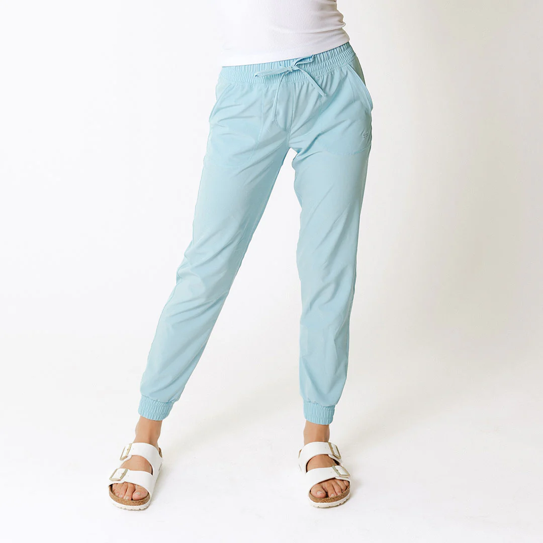 Destination Joggers, Aqua Blue - Image 6