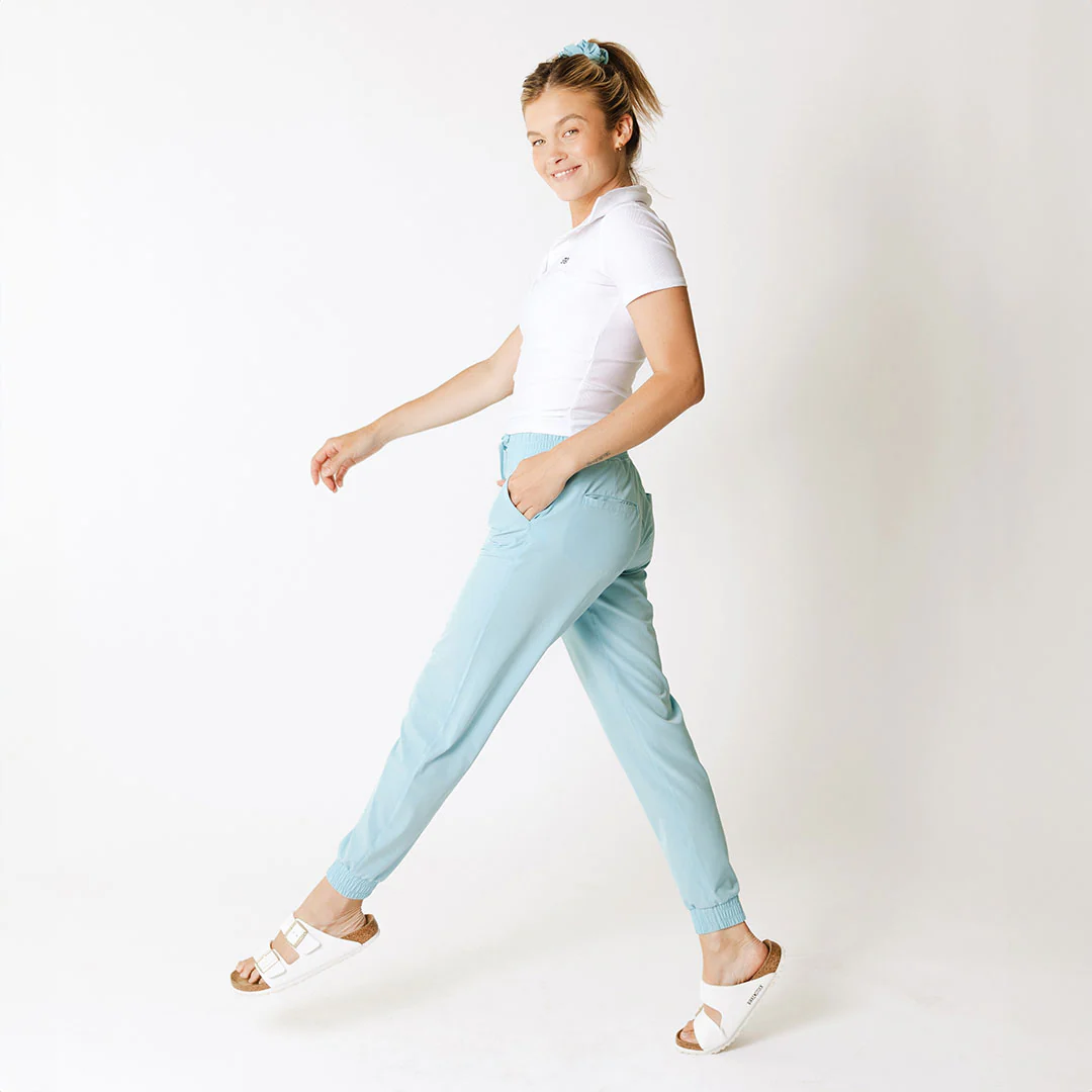 Destination Joggers, Aqua Blue - Image 7