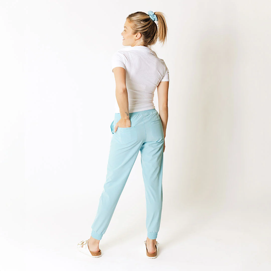 Destination Joggers, Aqua Blue - Image 8