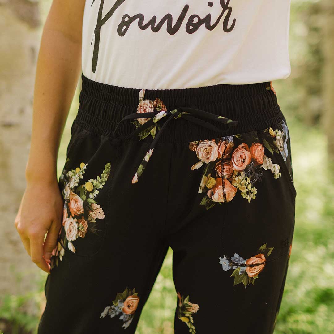 Destination Joggers, Rose Black - Image 3