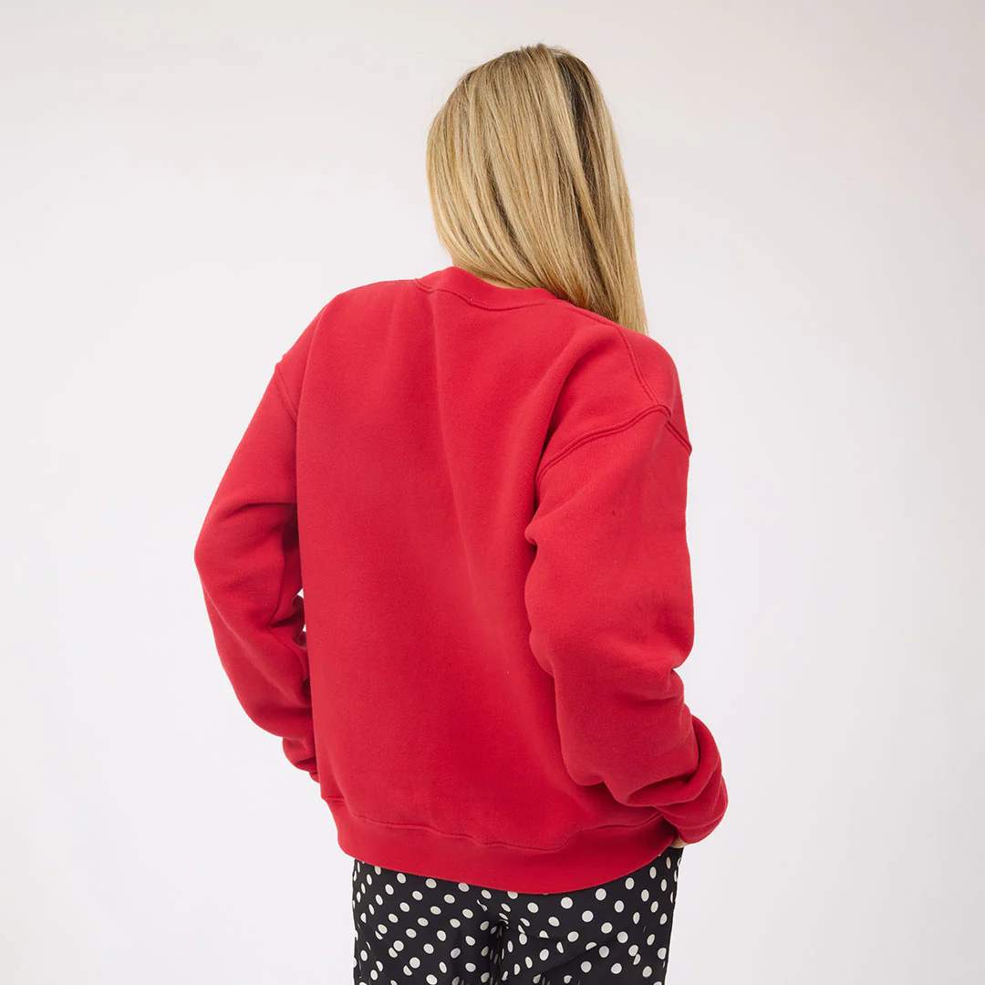 Disney 101 Dalmatians Holiday Crew Sweatshirt, Red - Image 5