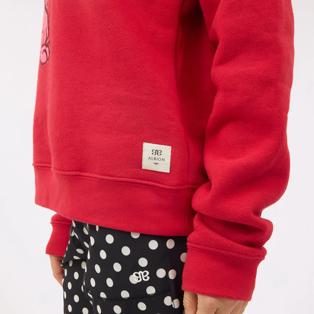 Disney 101 Dalmatians Holiday Crew Sweatshirt, Red - Image 7