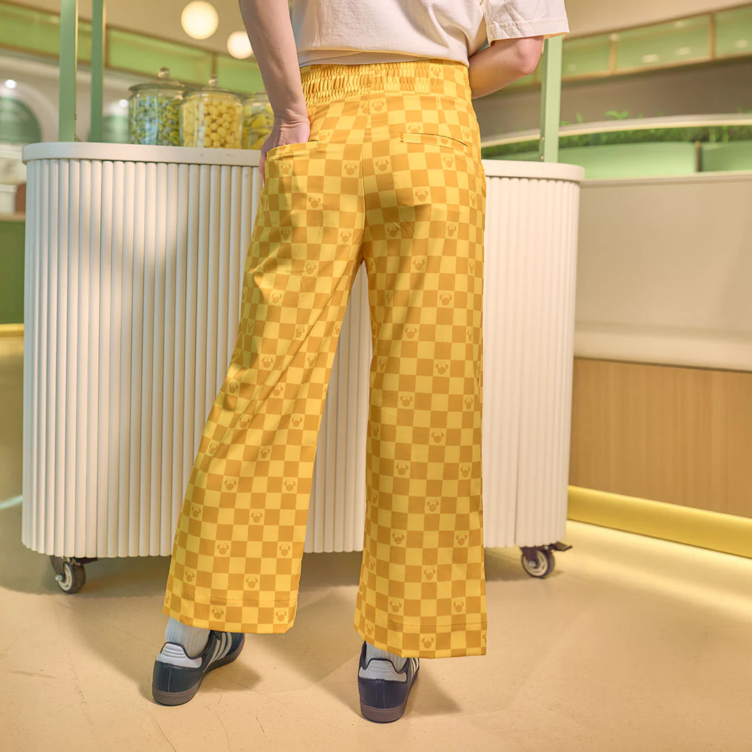 Disney Audrey Wide Leg Pants, Butter Check - Image 11