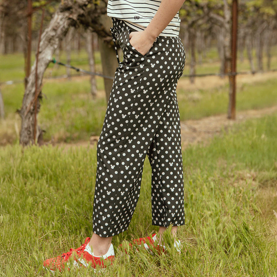 Disney Audrey Wide Leg Pants, Mickey Dot - Image 3