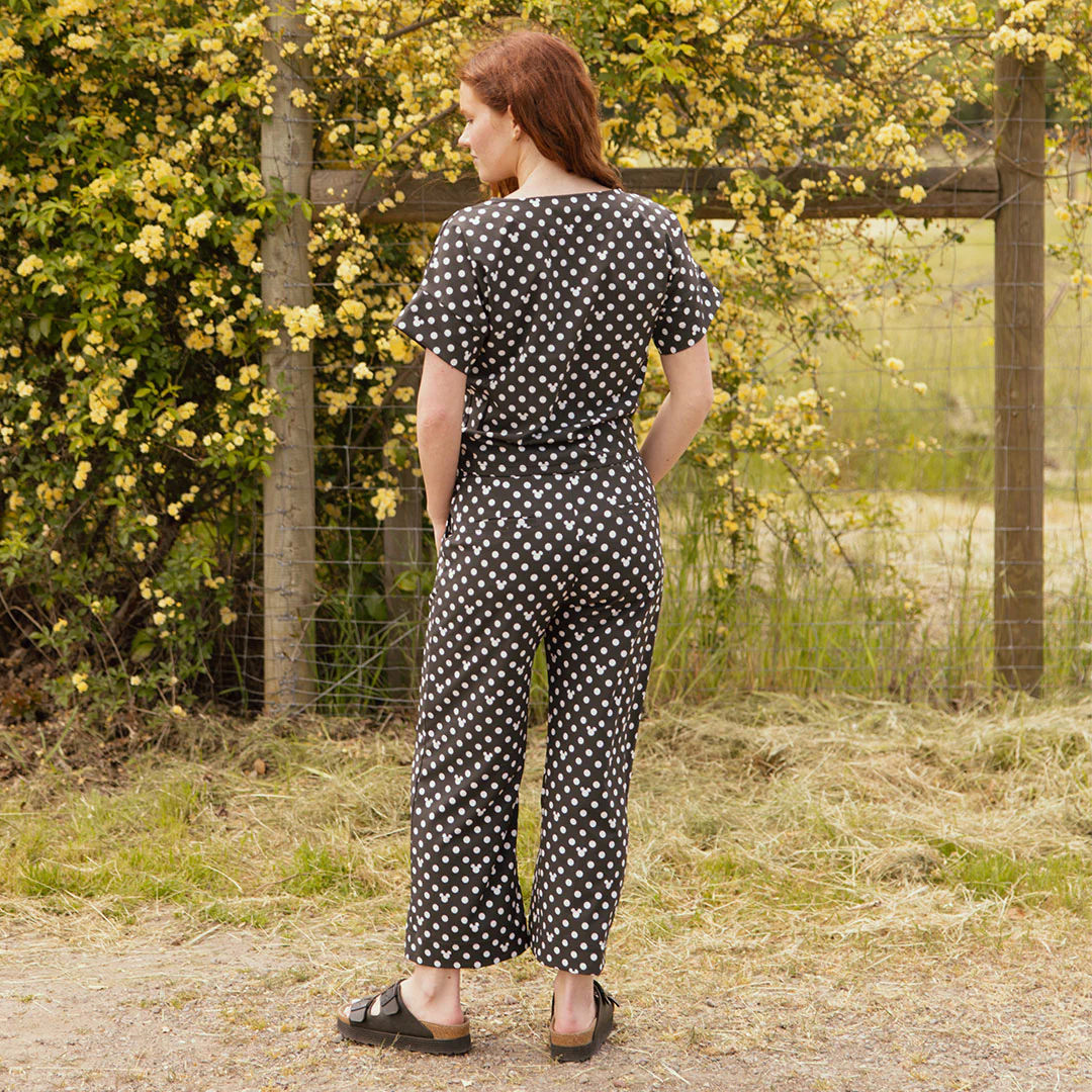 Disney Audrey Wide Leg Pants, Mickey Dot - Image 6