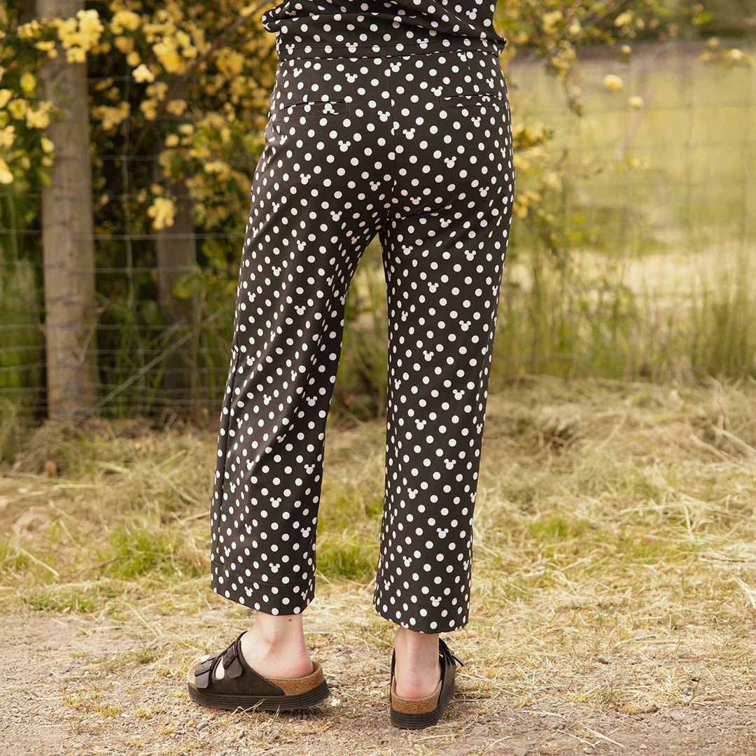 Disney Audrey Wide Leg Pants, Mickey Dot - Image 8
