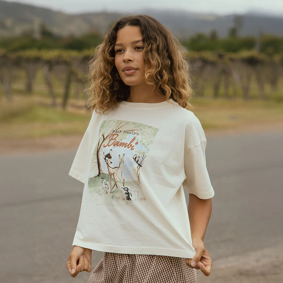 Disney Bambi Oversized Tee, Natural - Image 6