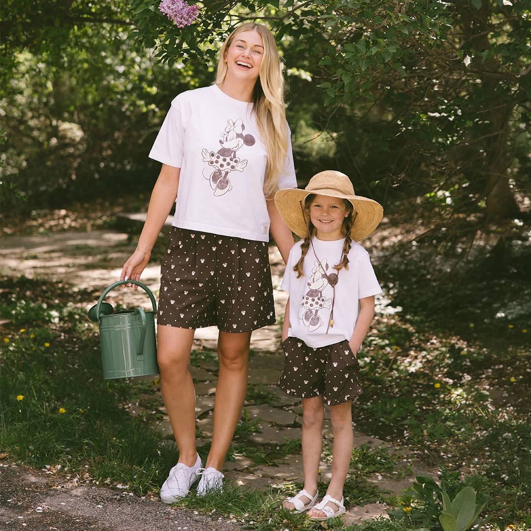 Disney Bermuda Shorts, Cream Cocoa Dot - Image 7