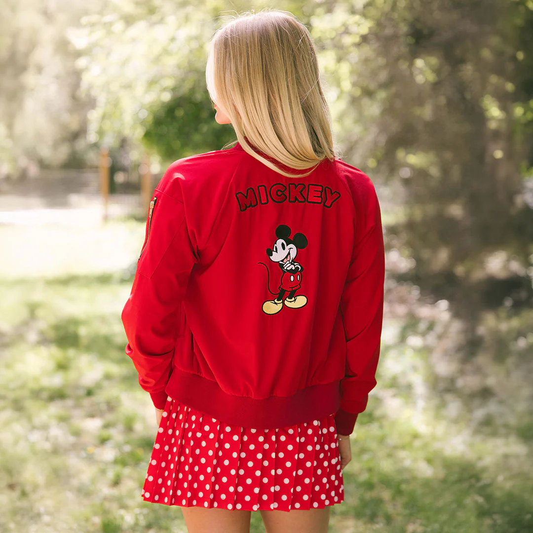 Disney Bomber Jacket, Red
