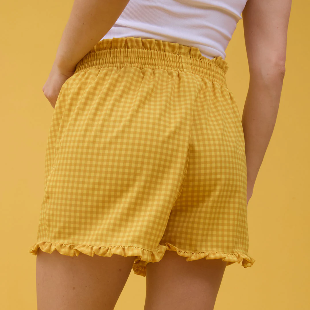 Disney Bow Lake Shorts, Butter Gingham - Image 5