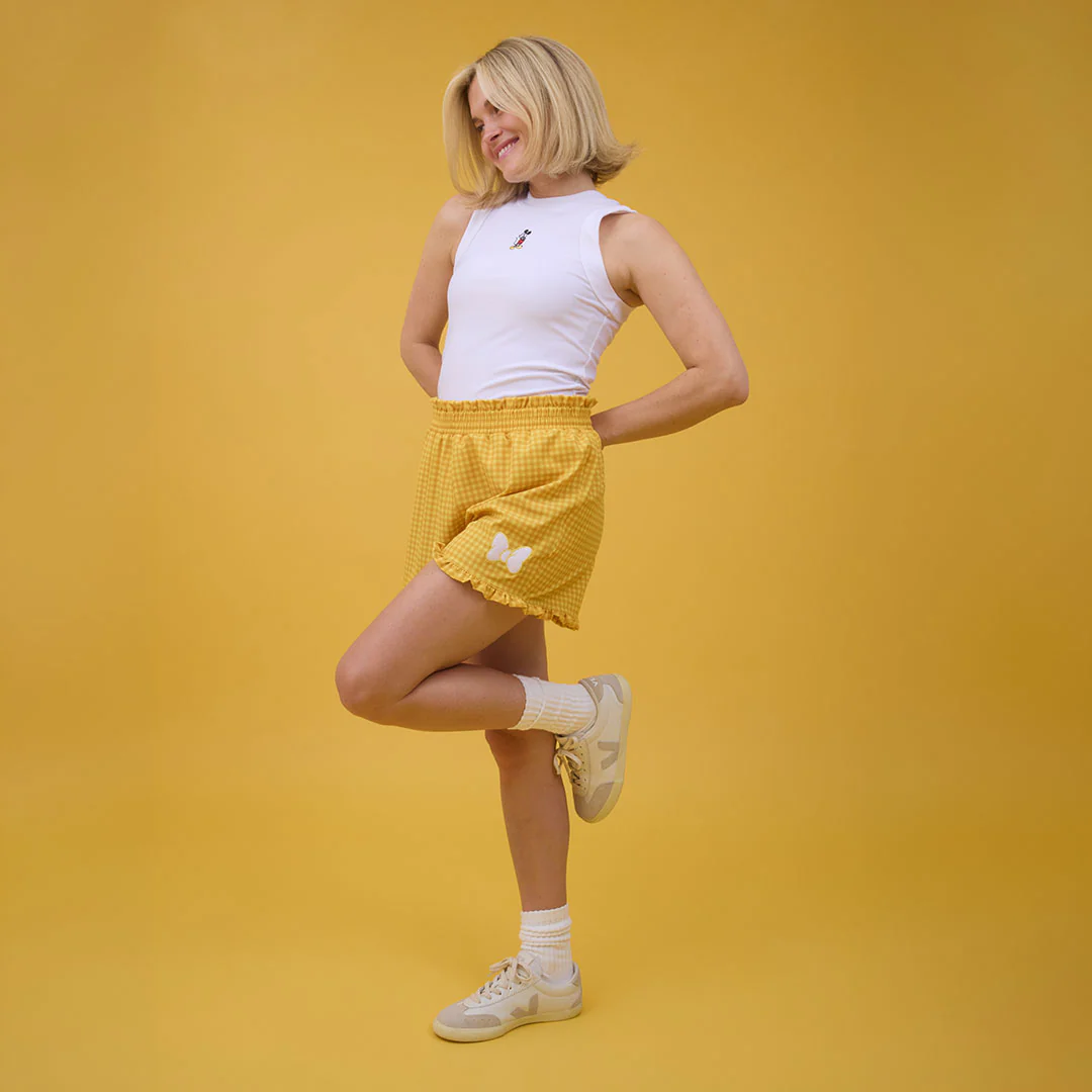 Disney Bow Lake Shorts, Butter Gingham - Image 6