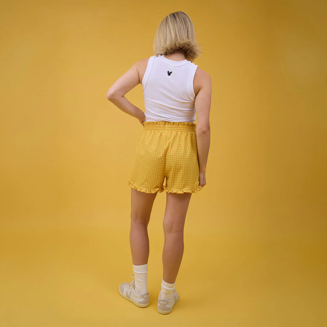 Disney Bow Lake Shorts, Butter Gingham - Image 7