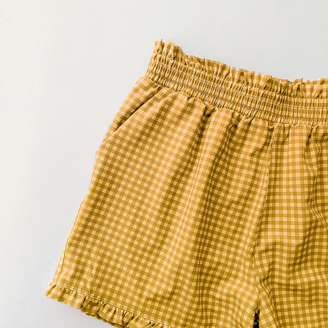 Disney Bow Lake Shorts, Butter Gingham - Image 9