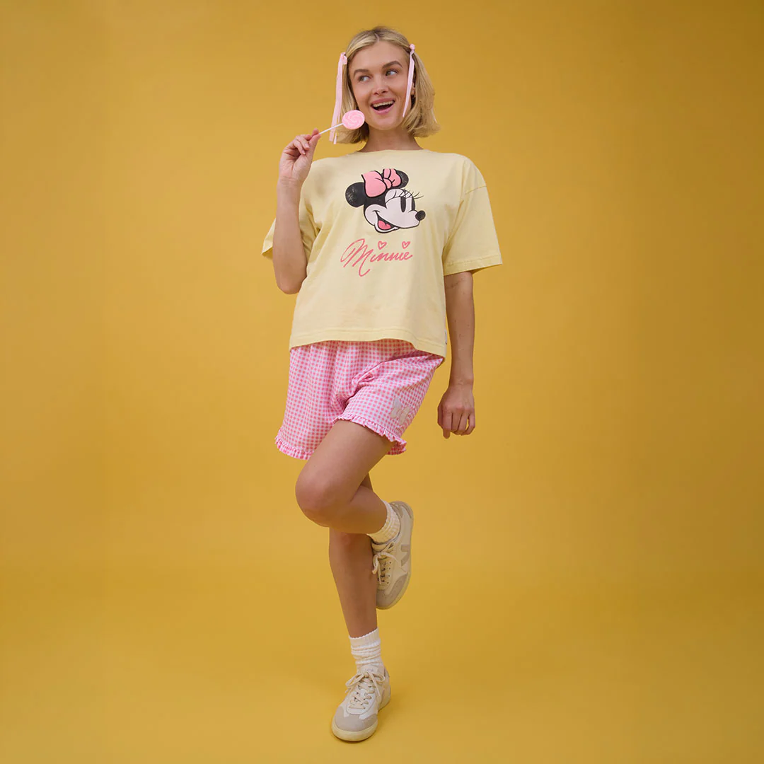 Disney Bow Lake Shorts, Pink Gingham - Image 11