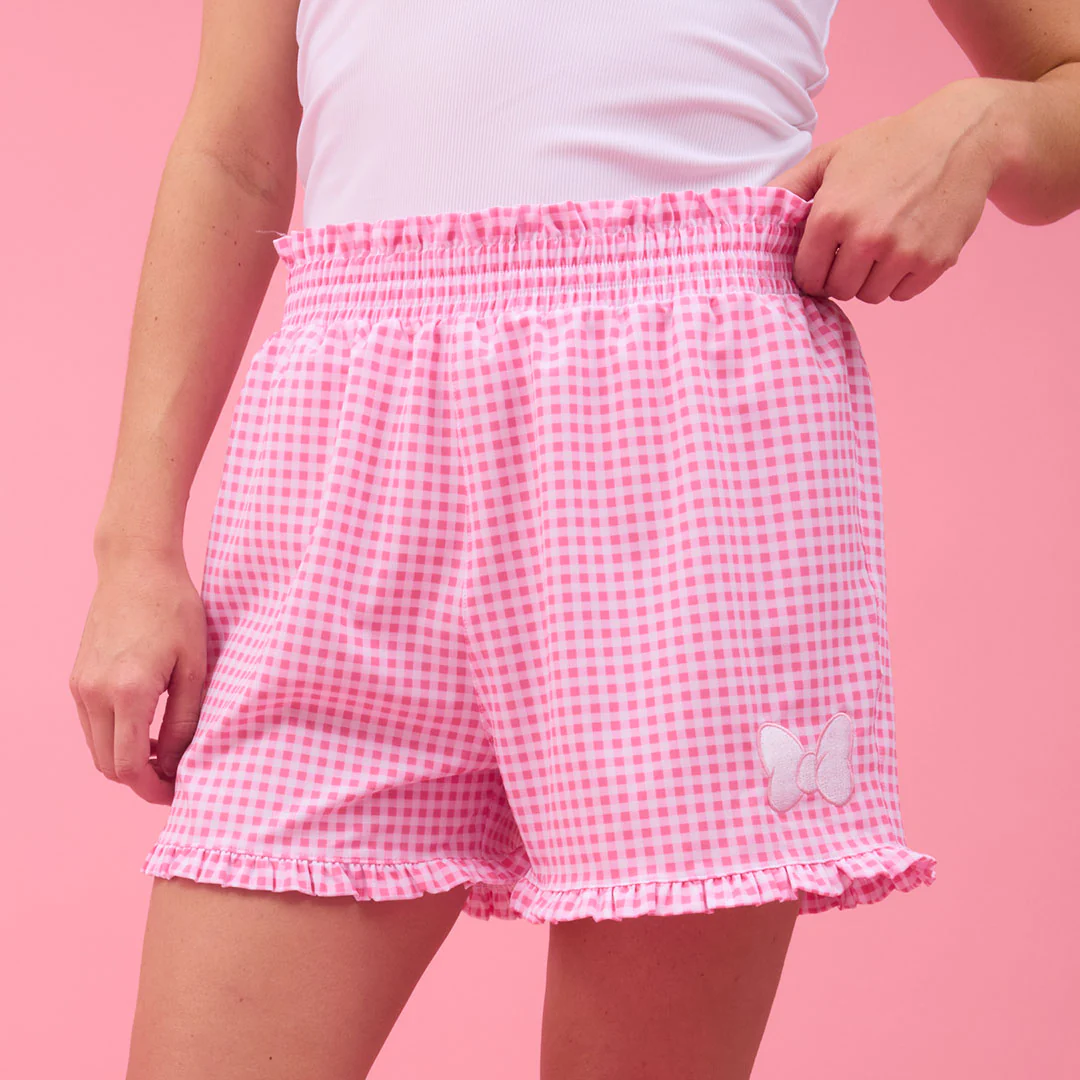 Disney Bow Lake Shorts, Pink Gingham - Image 3