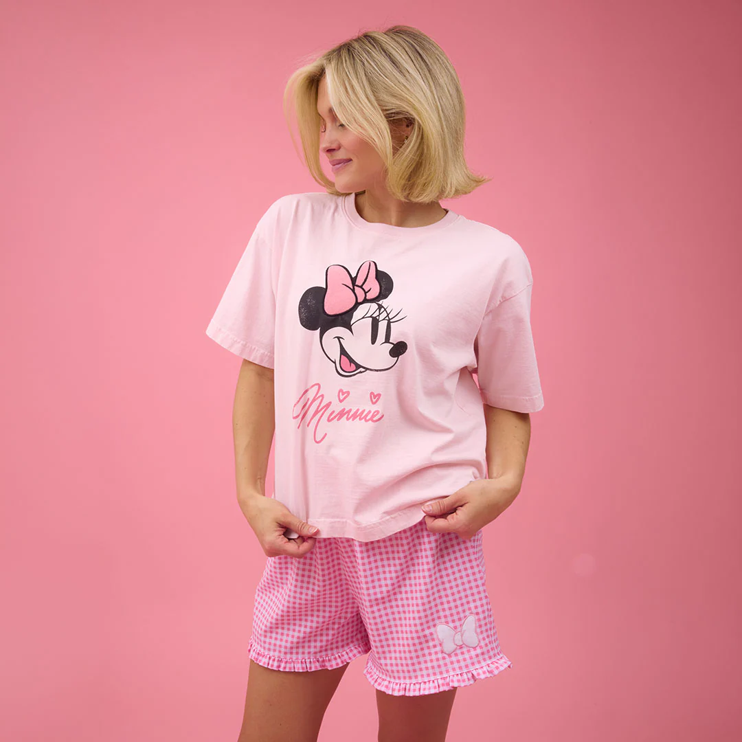Disney Bow Lake Shorts, Pink Gingham - Image 4