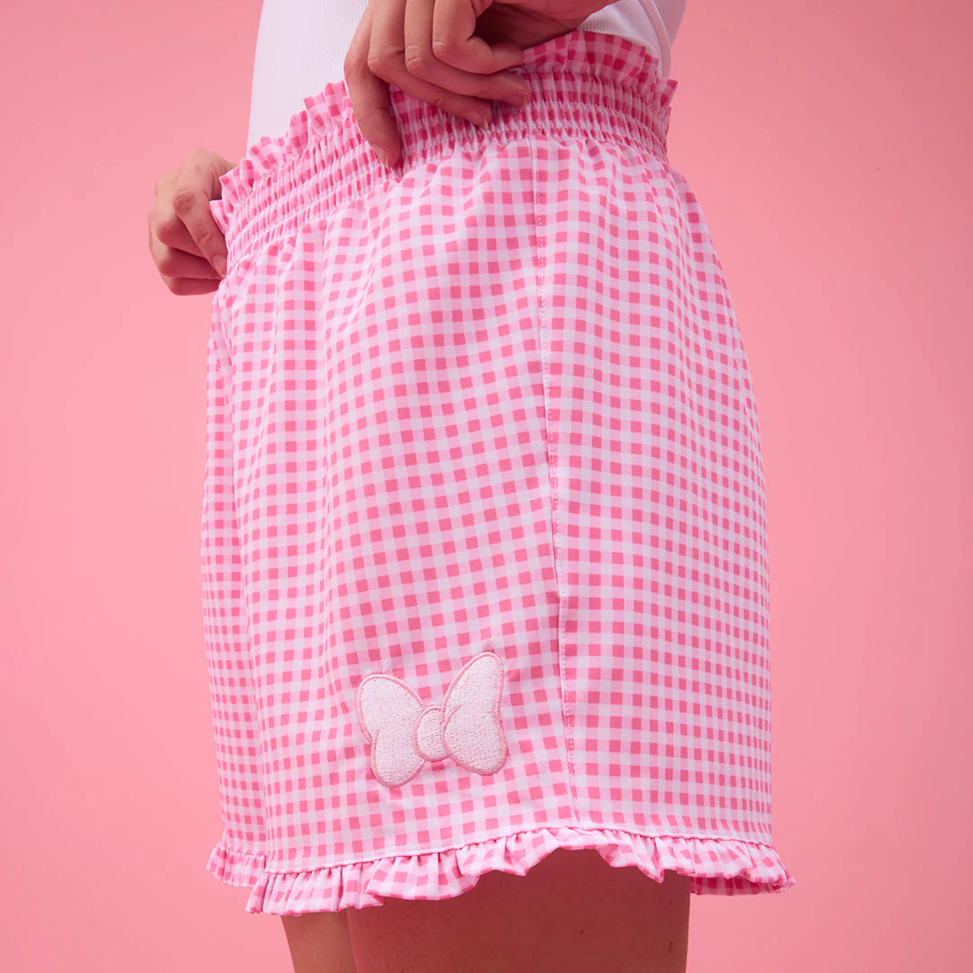 Disney Bow Lake Shorts, Pink Gingham - Image 5