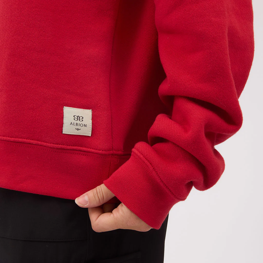 Disney Donald Duck Holiday Crew Sweatshirt, Red - Image 8