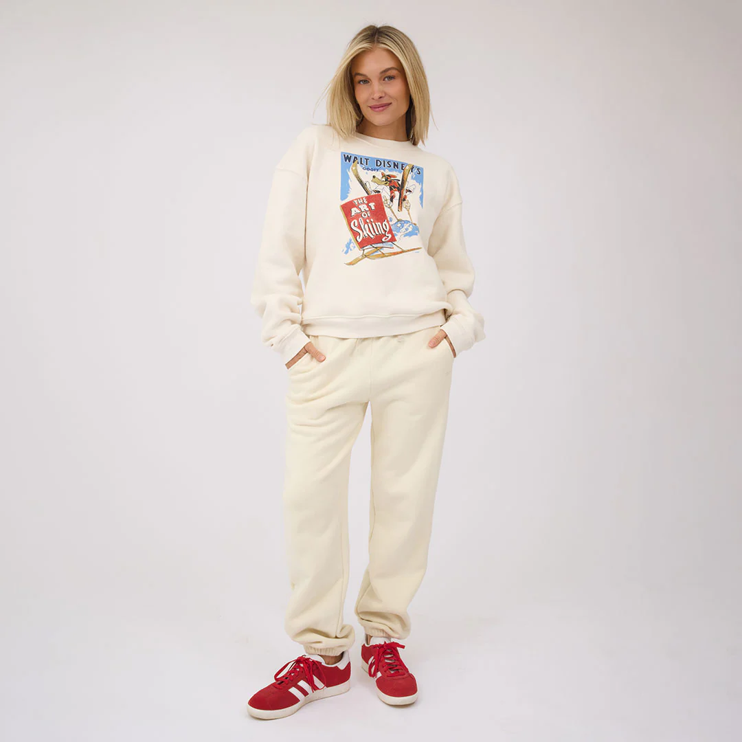 Disney Goofy Ski Crew Sweatshirt, Oat - Image 5