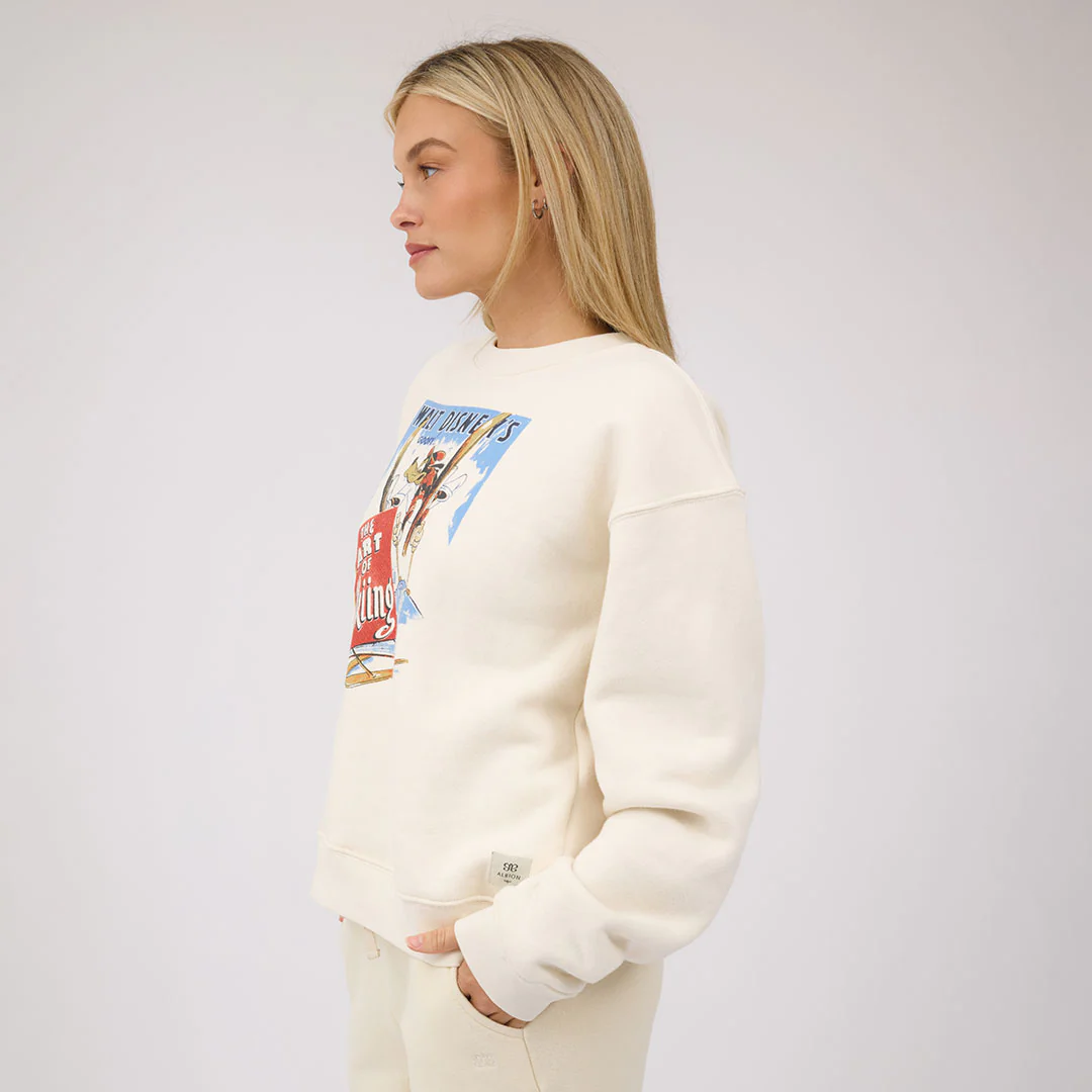 Disney Goofy Ski Crew Sweatshirt, Oat - Image 7