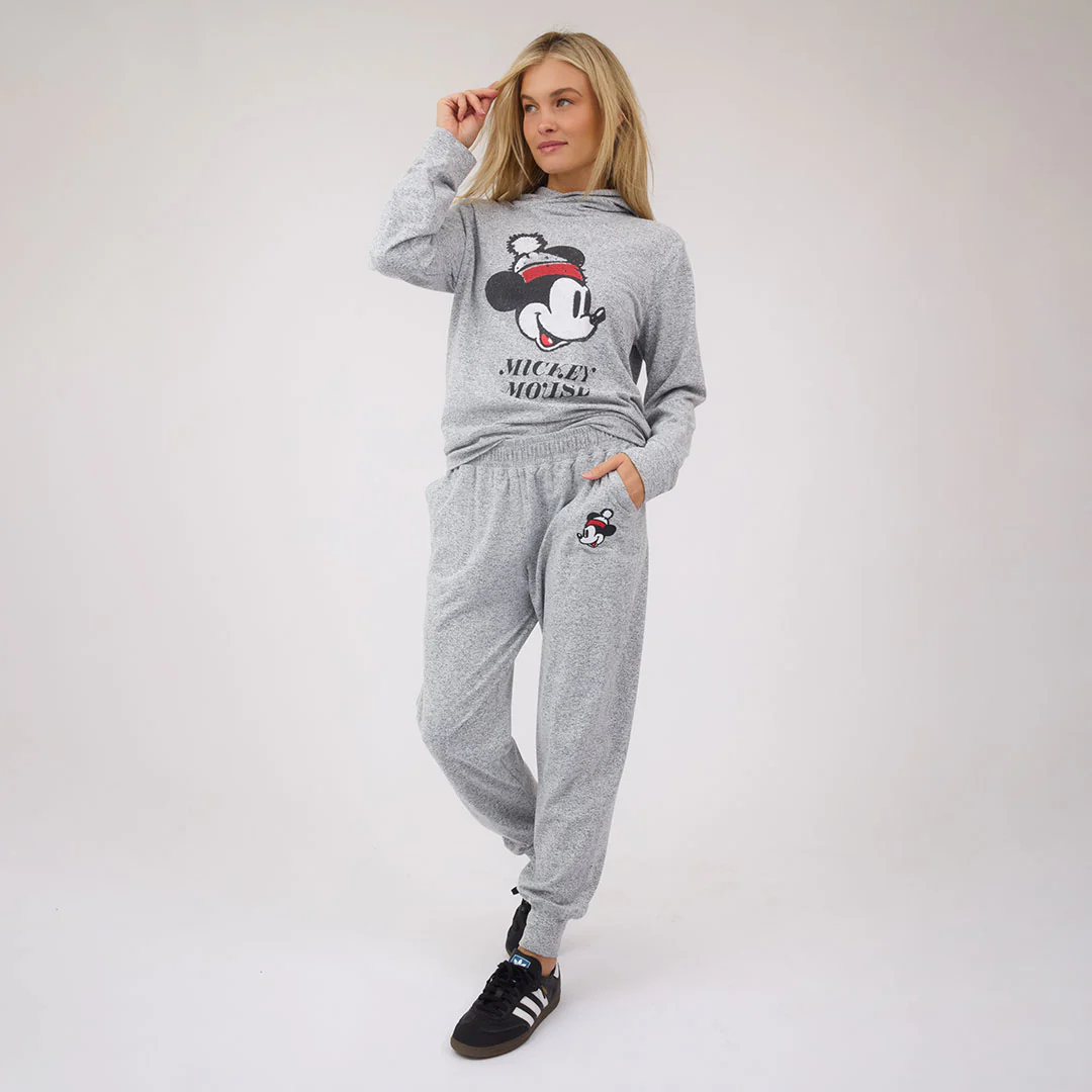 Disney Holiday Carry On Joggers, Heather Grey - Image 6