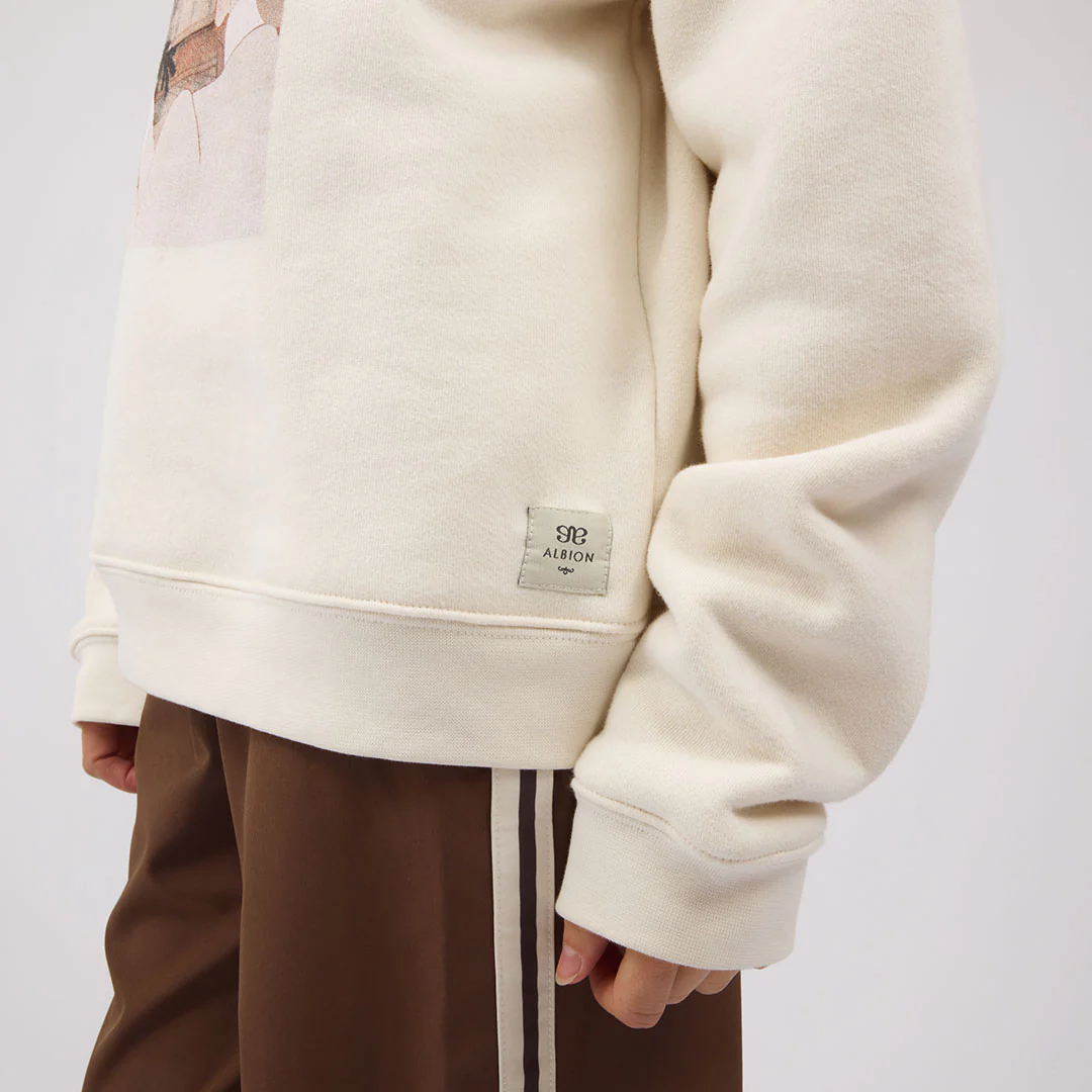 Disney Lady and the Tramp Boyfriend Hoodie, Oat - Image 11