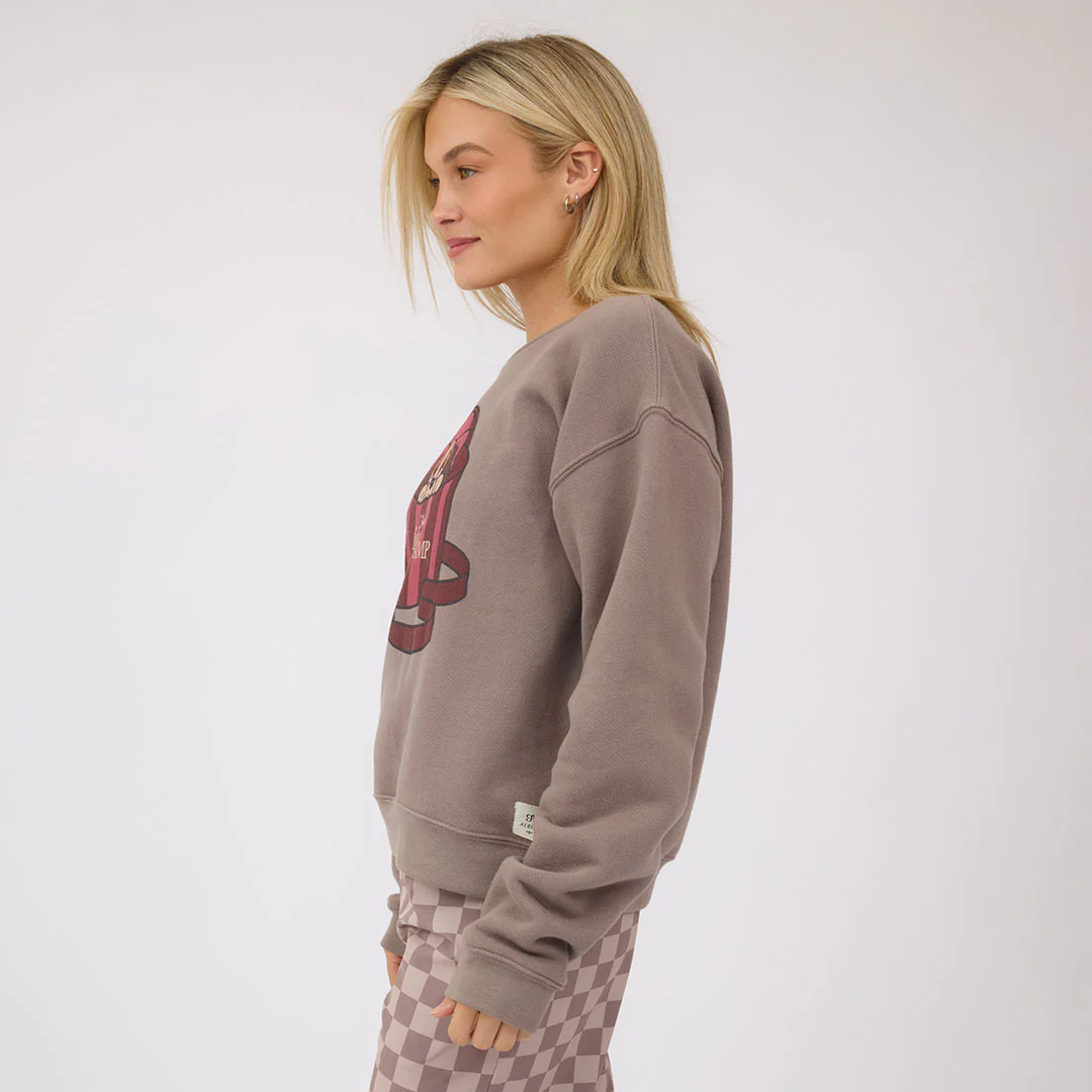 Disney Lady and the Tramp Crew Sweatshirt, Brown - Image 6