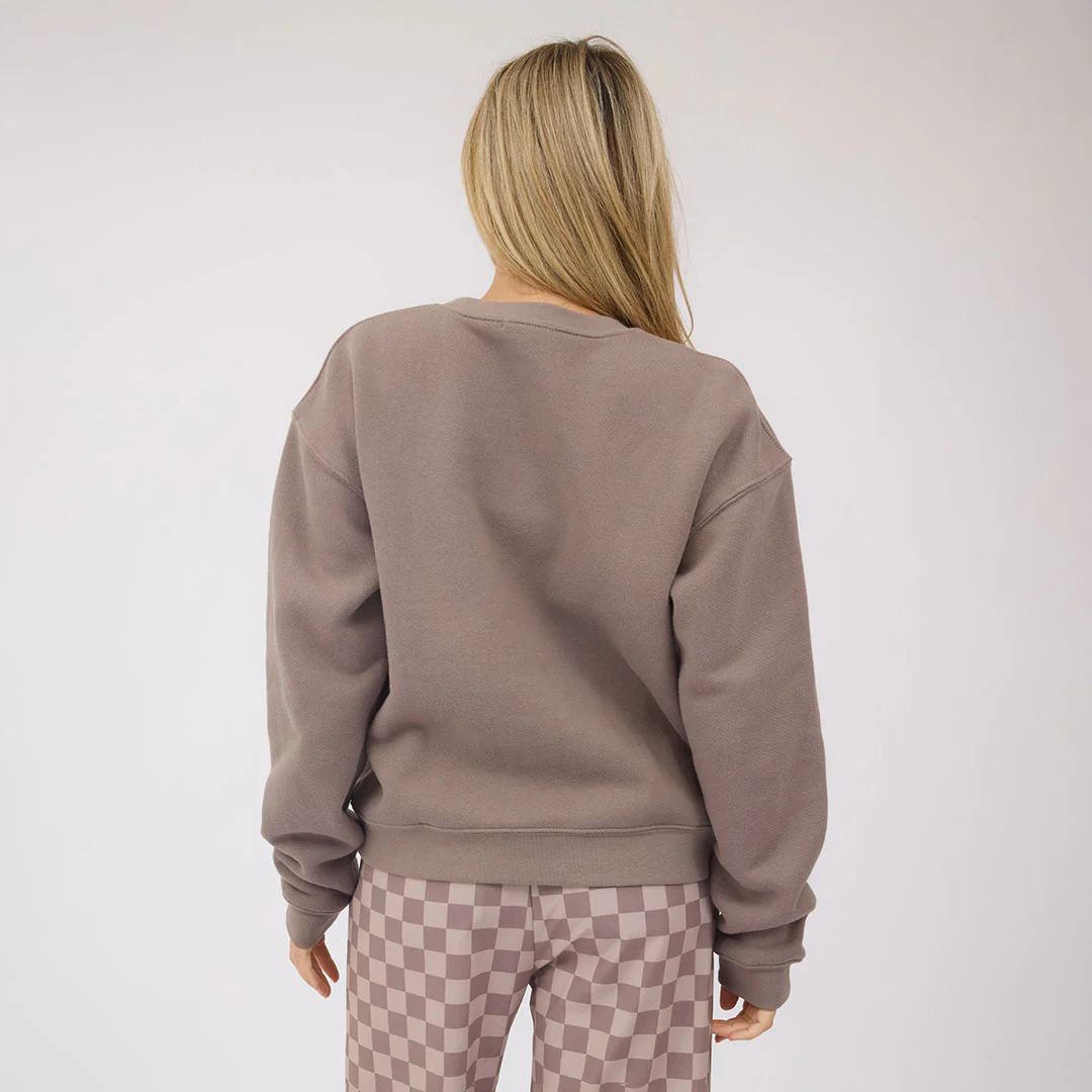 Disney Lady and the Tramp Crew Sweatshirt, Brown - Image 8
