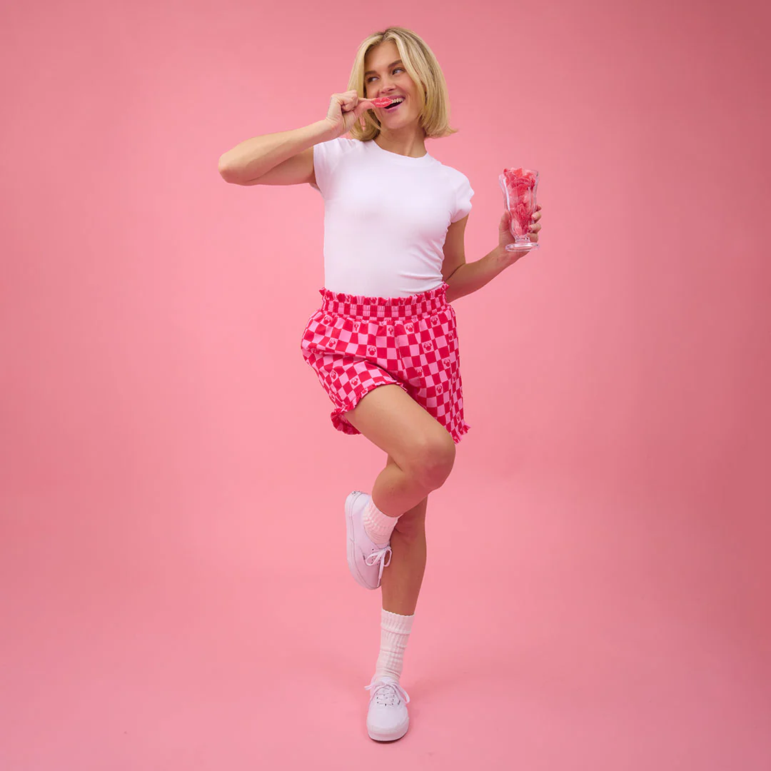 Disney Lake Shorts, Magenta Check - Image 7
