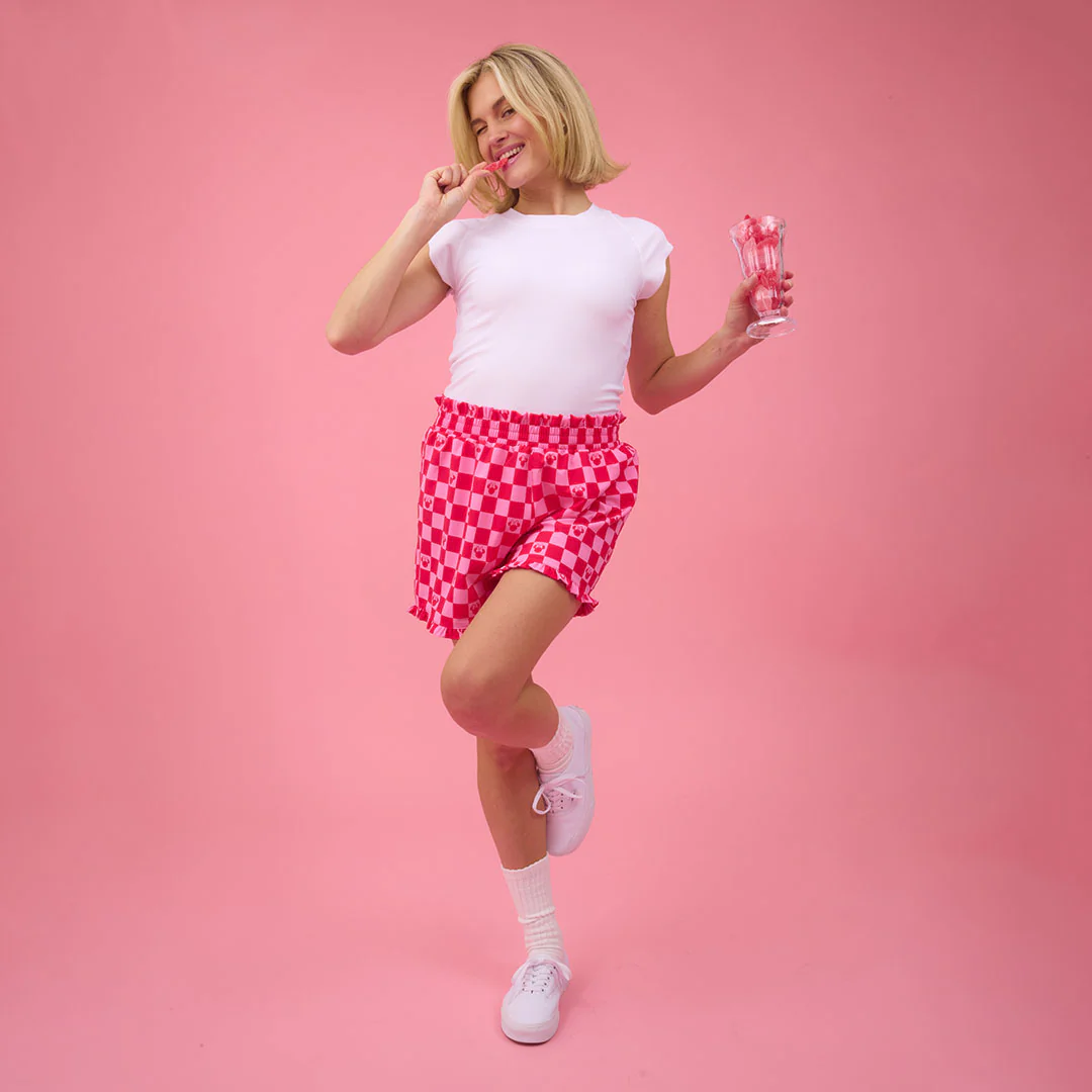Disney Lake Shorts, Magenta Check - Image 8
