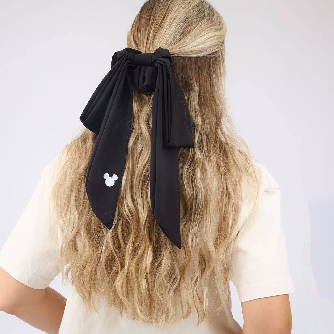 Disney Mickey Bow Scrunchie, Black - Image 5