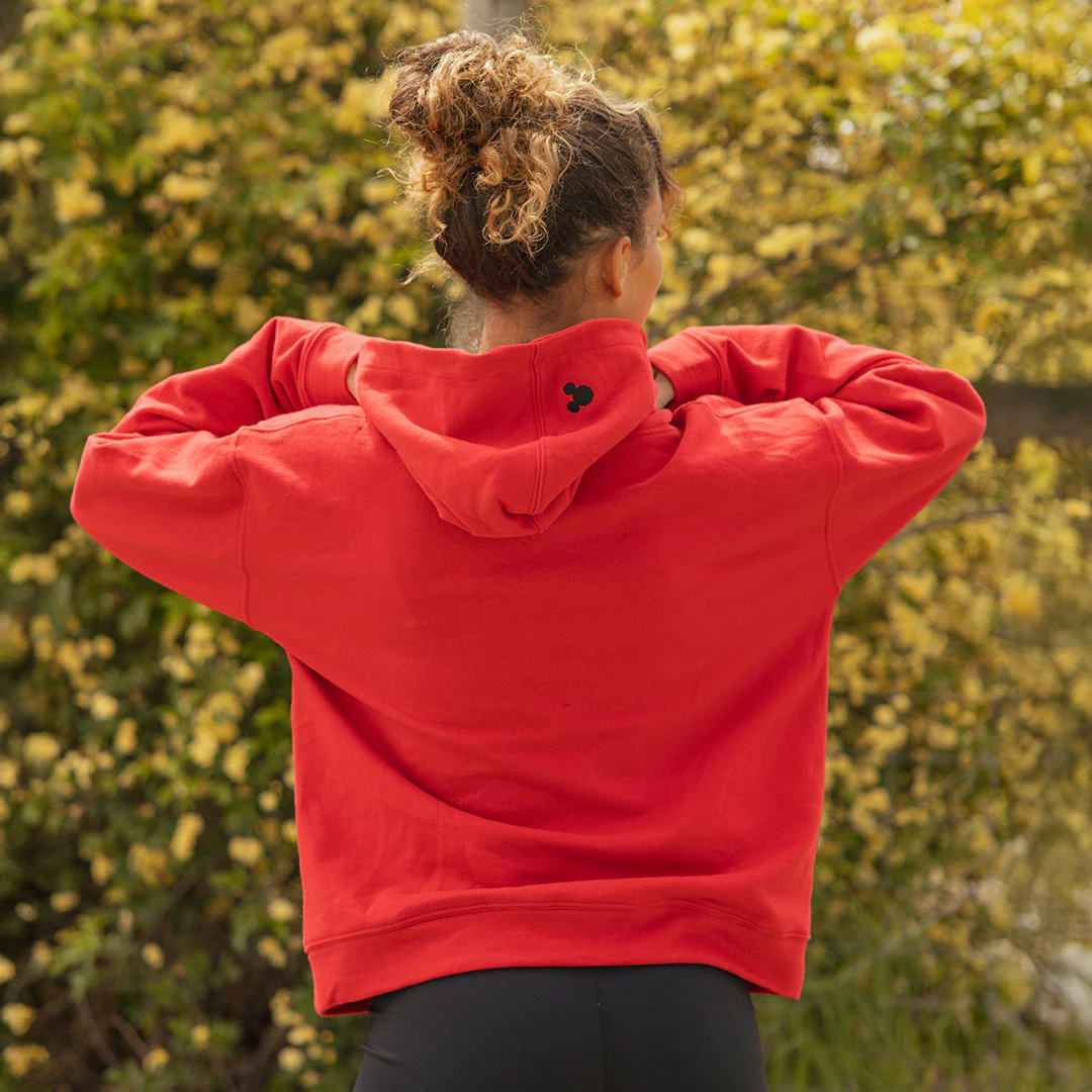 Disney Mickey Boyfriend Hoodie, Red - Image 7