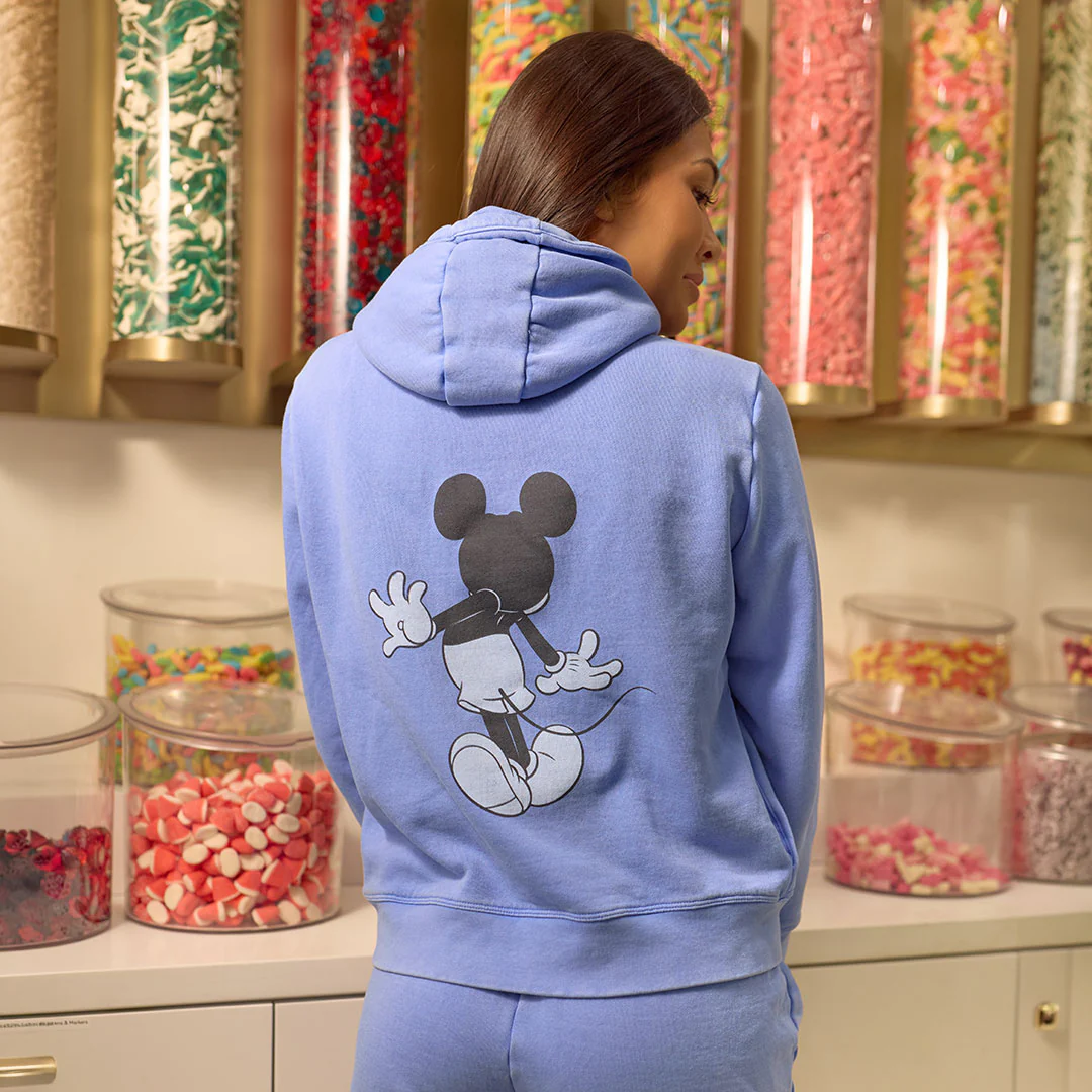 Disney Mickey Boyfriend Hoodie, Sky Blue - Image 12