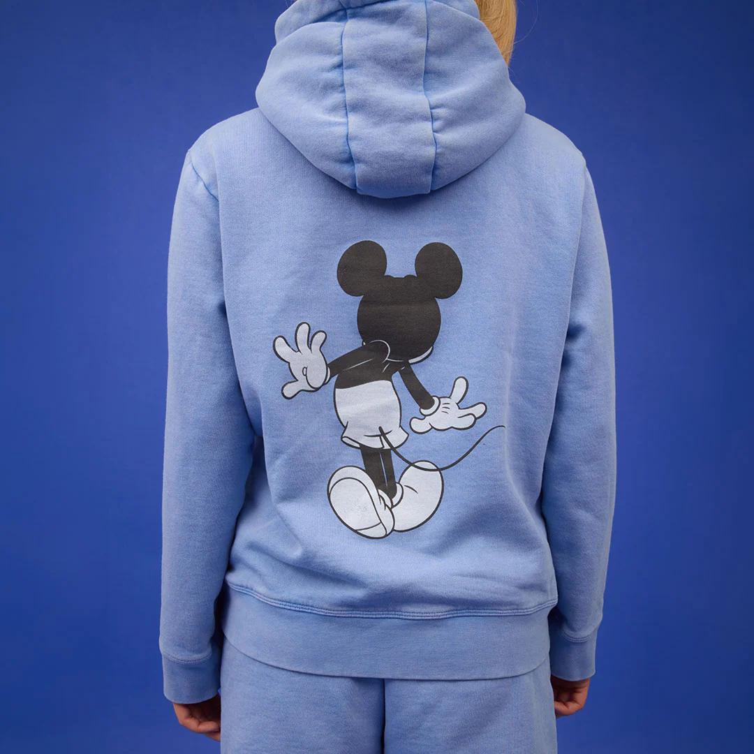 Disney Mickey Boyfriend Hoodie, Sky Blue - Image 4
