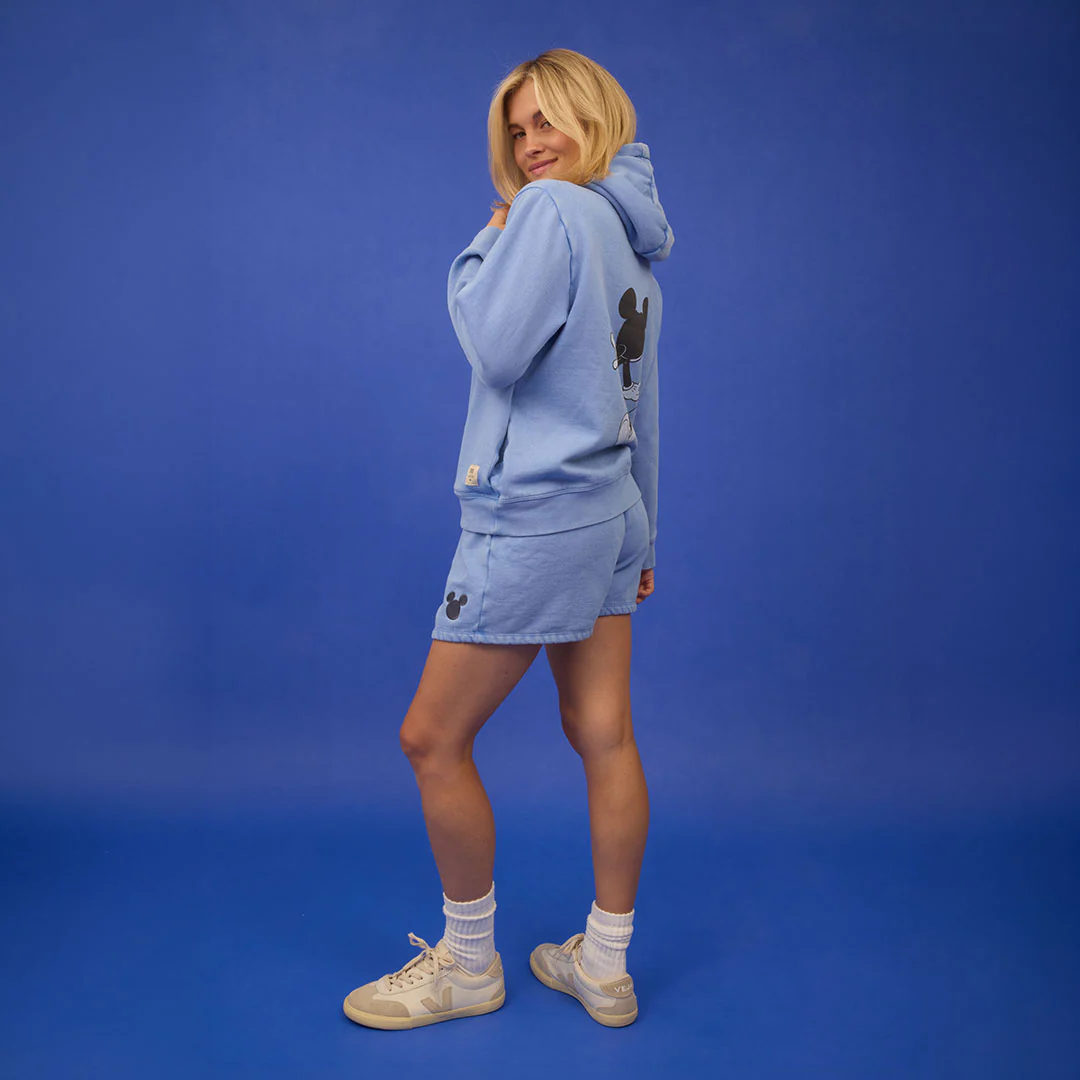 Disney Mickey Boyfriend Hoodie, Sky Blue - Image 8