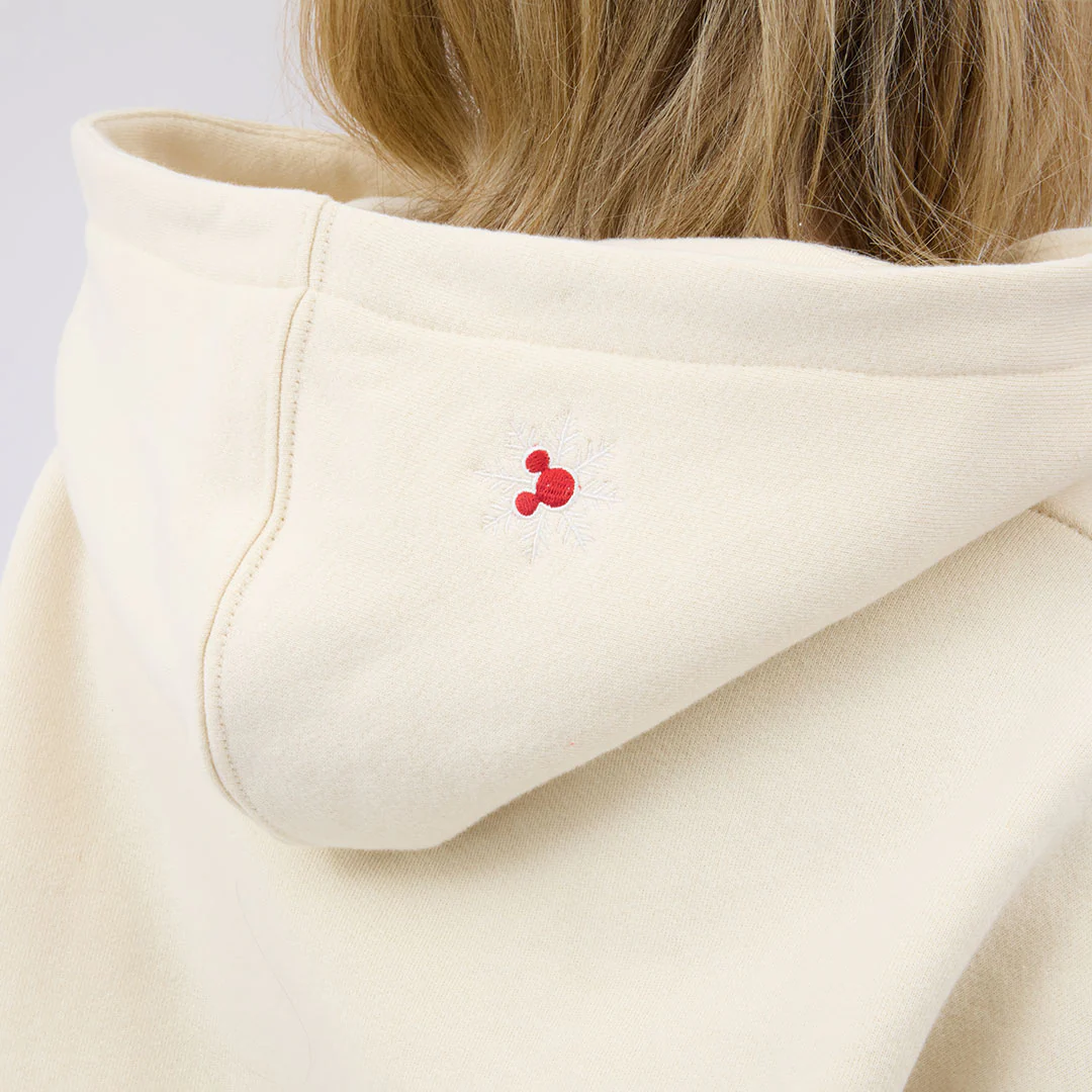Disney Mickey Mouse Holiday Boyfriend Hoodie, Oat - Image 11