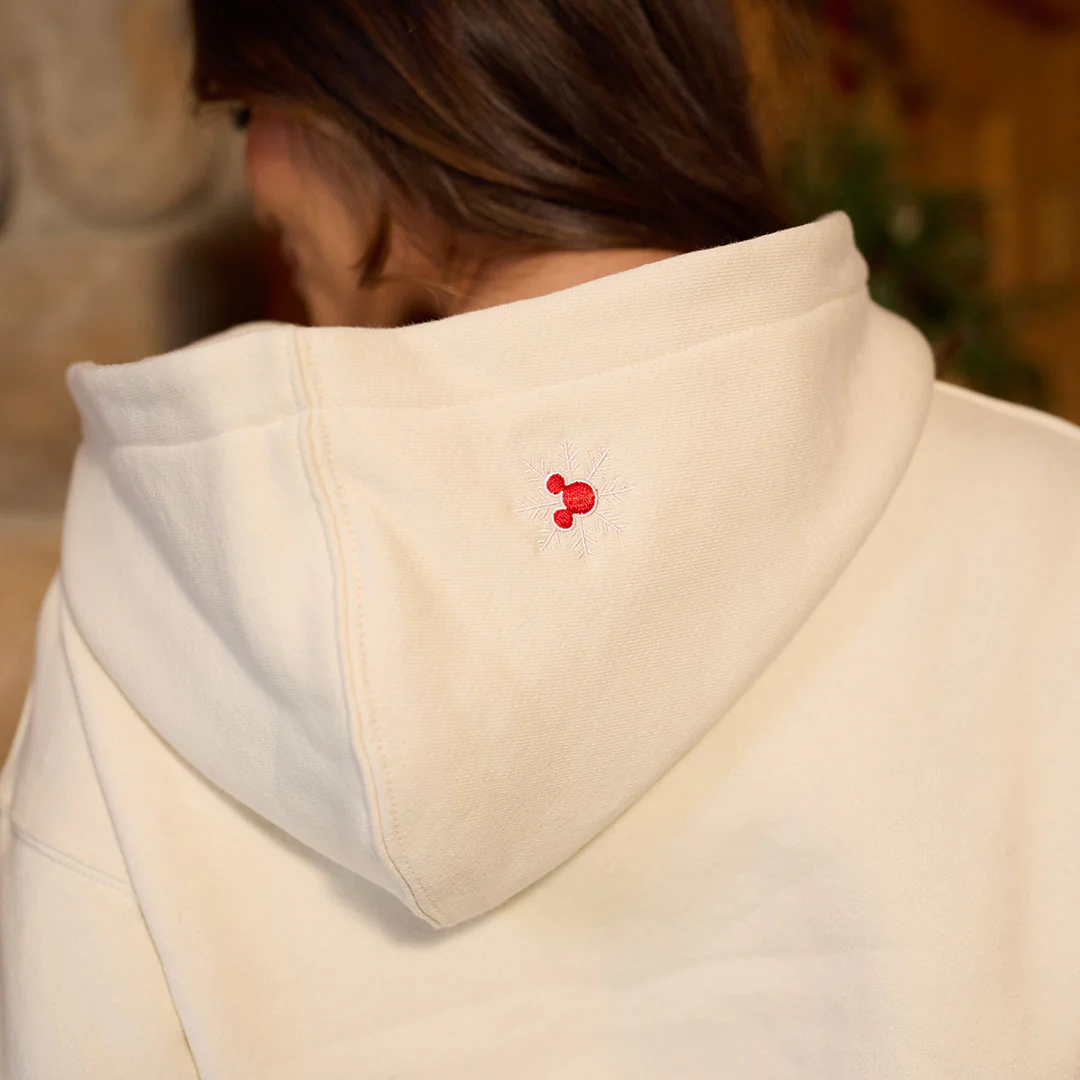 Disney Mickey Mouse Holiday Boyfriend Hoodie, Oat - Image 5