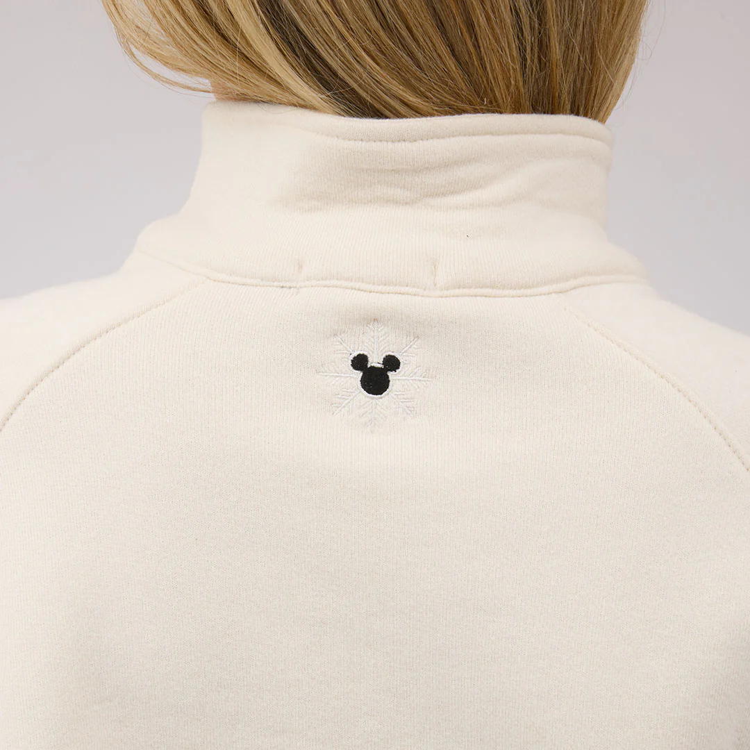 Disney Mickey Mouse Holiday Cinched 1/4 Zip, Oat - Image 12
