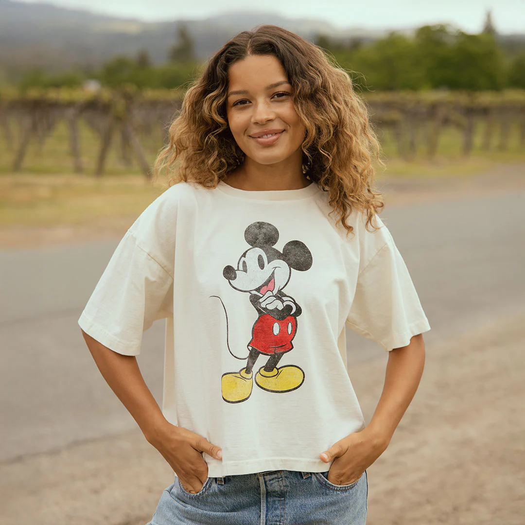 Disney Mickey Oversized Tee, Natural - Image 4