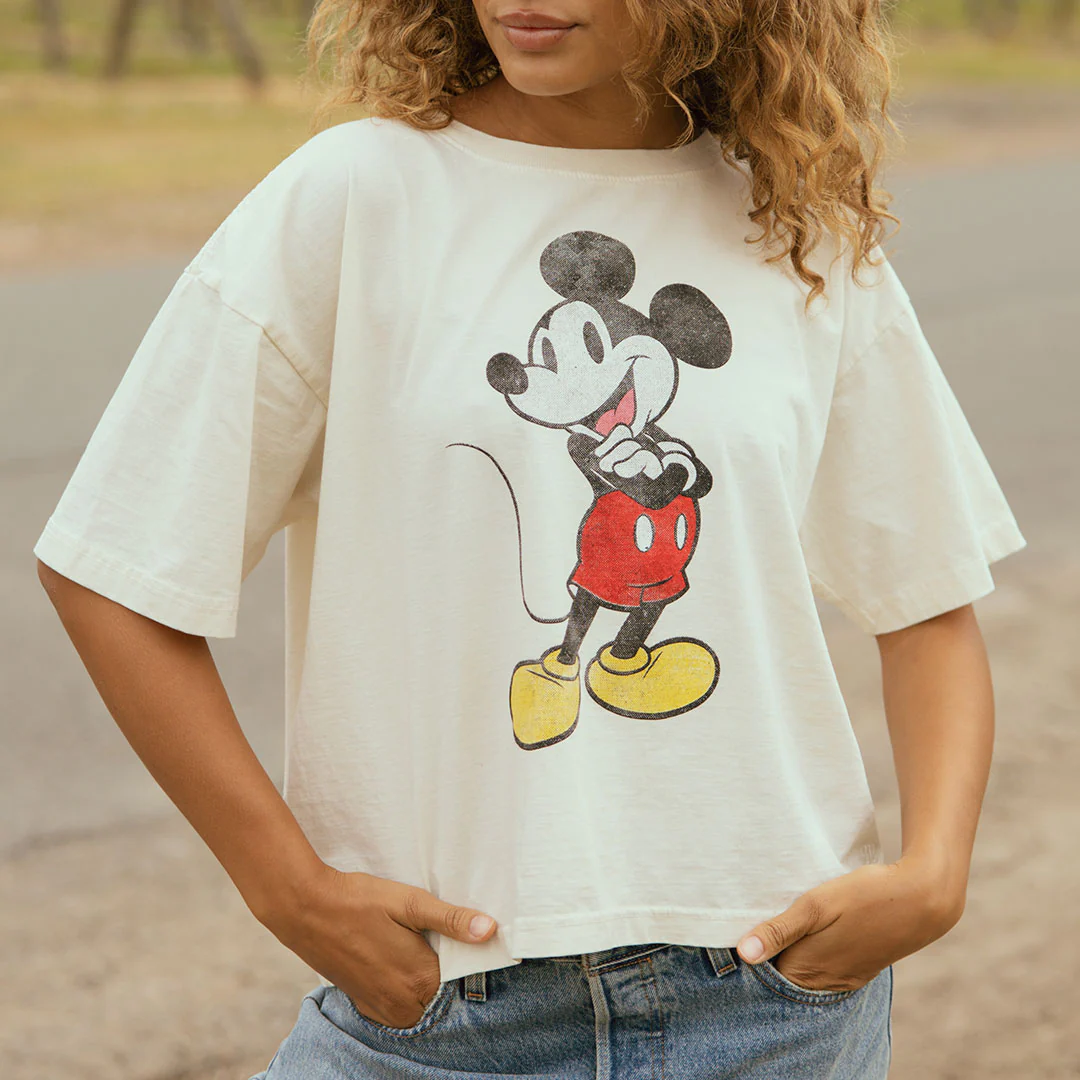 Disney Mickey Oversized Tee, Natural - Image 5