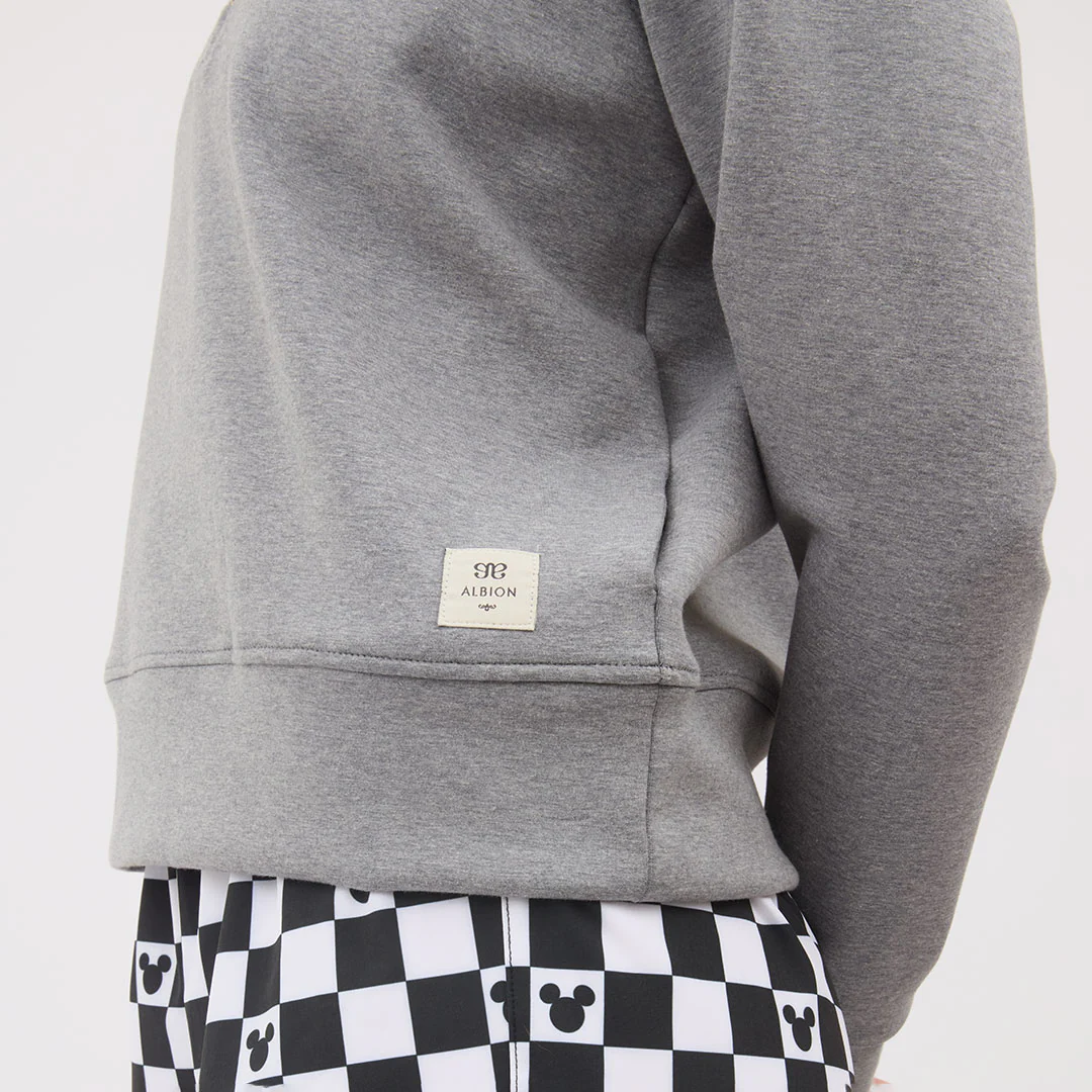 Disney Mickey Oxford Zip-Up, Heather Grey - Image 11
